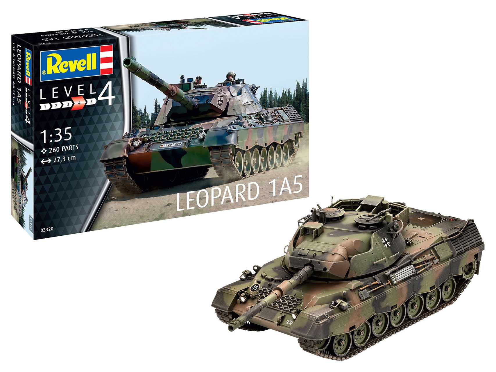 Plastic ModelKit tank 03320 - Leopard 1A5 (1:35)