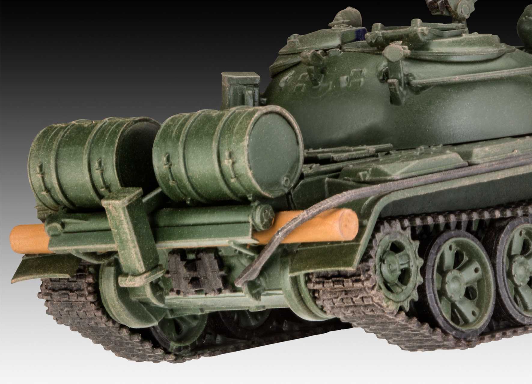 Plastic ModelKit tank 03328 - T-55A/AM with KMT-6/EMT-5 (1:72)