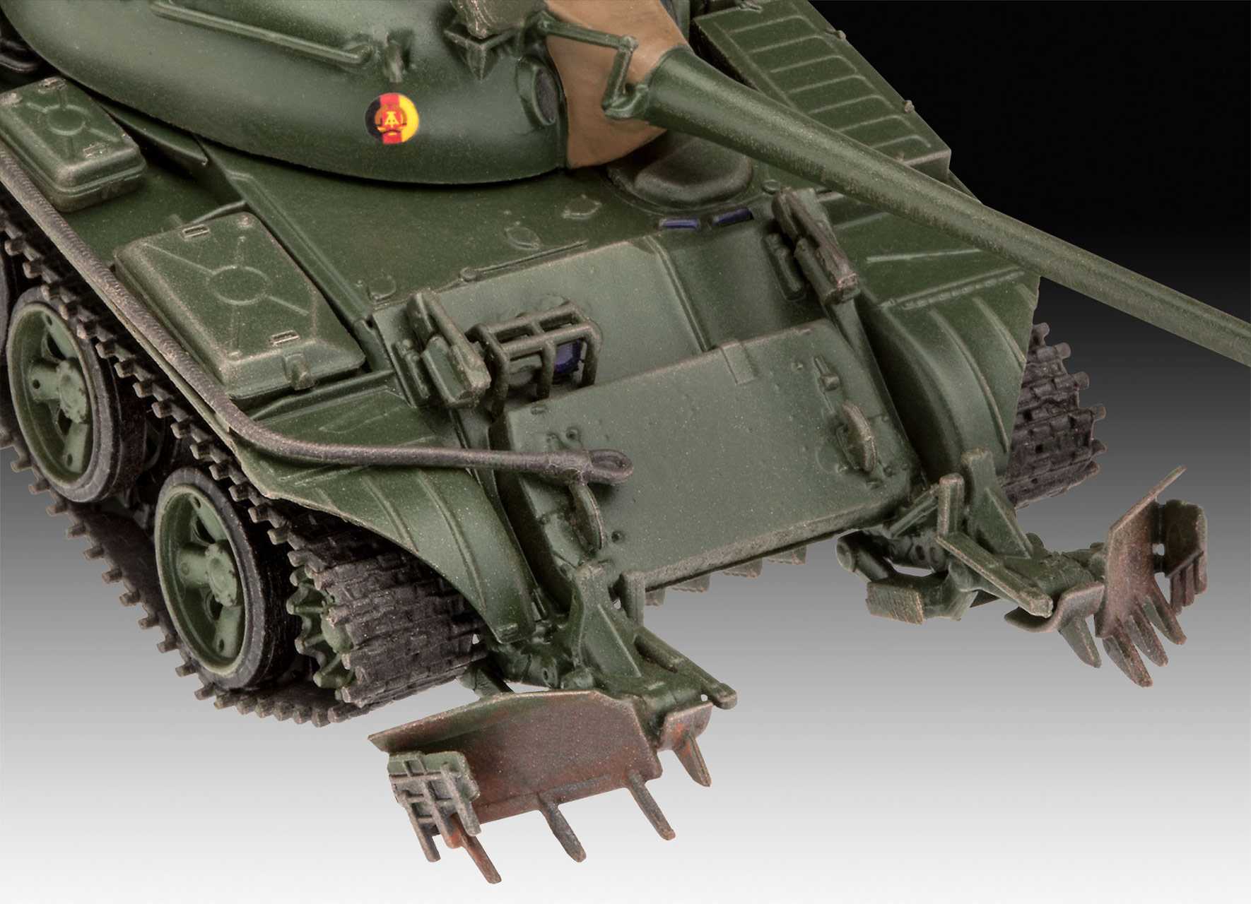 Plastic ModelKit tank 03328 - T-55A/AM with KMT-6/EMT-5 (1:72)