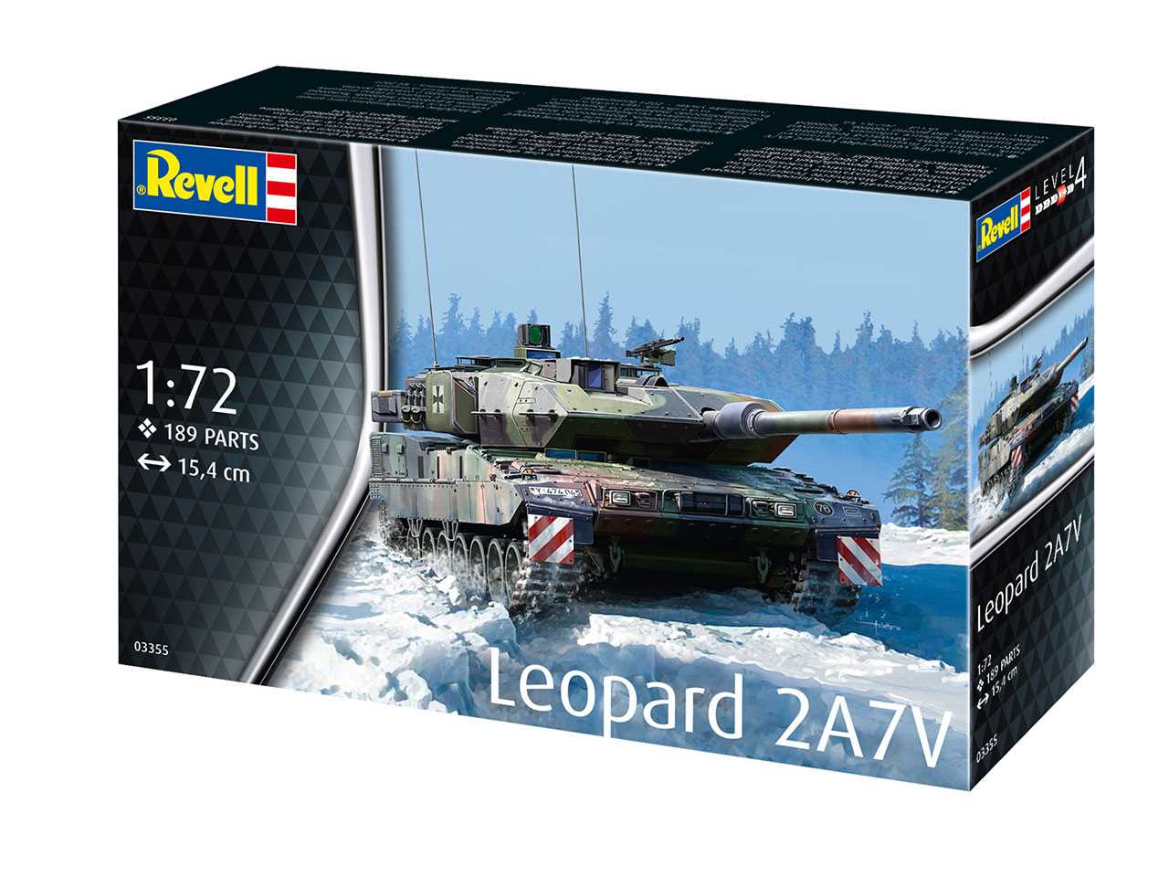 Plastic ModelKit tank 03355 - Leopard 2 A7V (1:72)