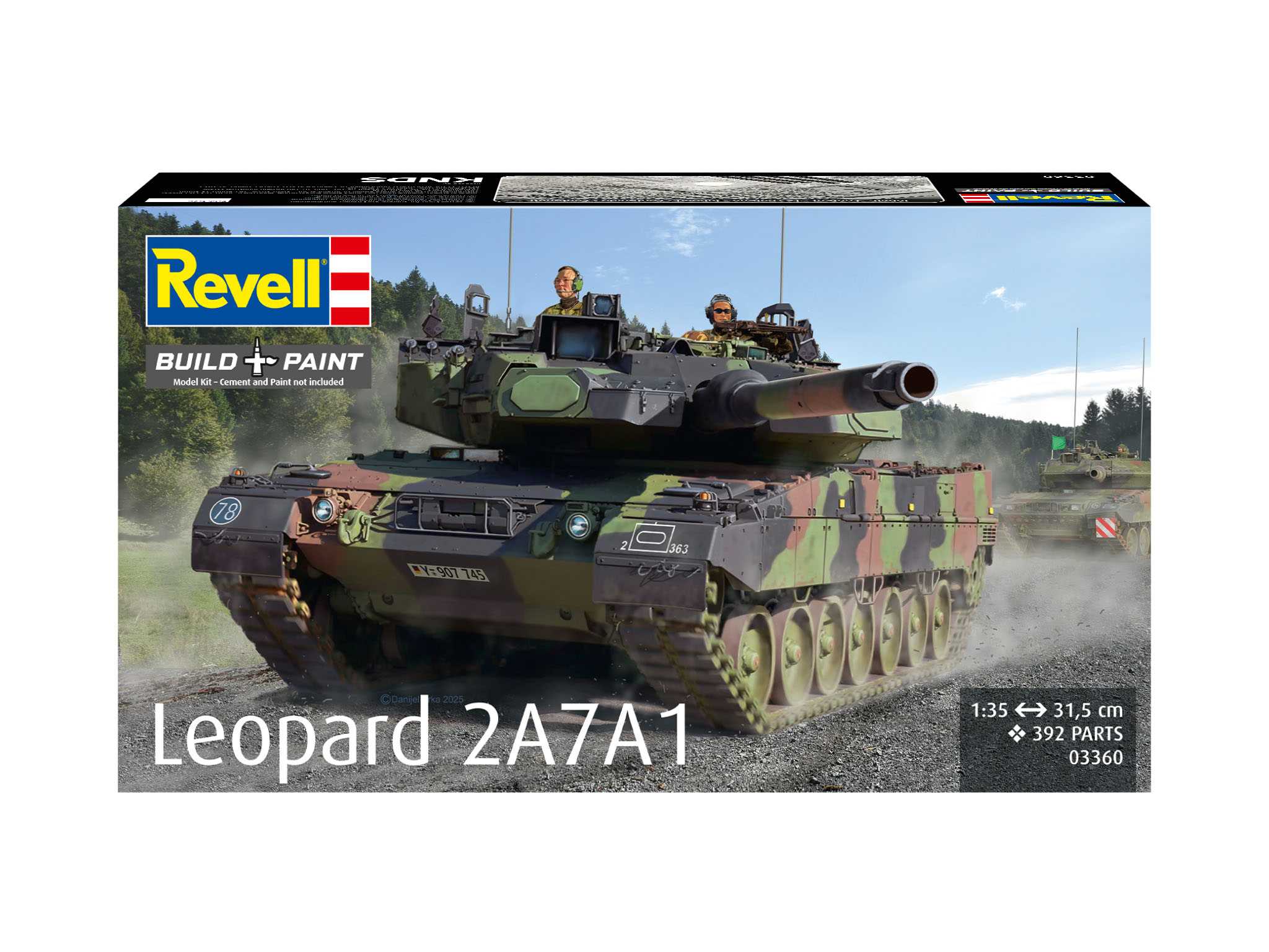 Plastic ModelKit tank 03360 - Leopard 2A7A1 (1:35)