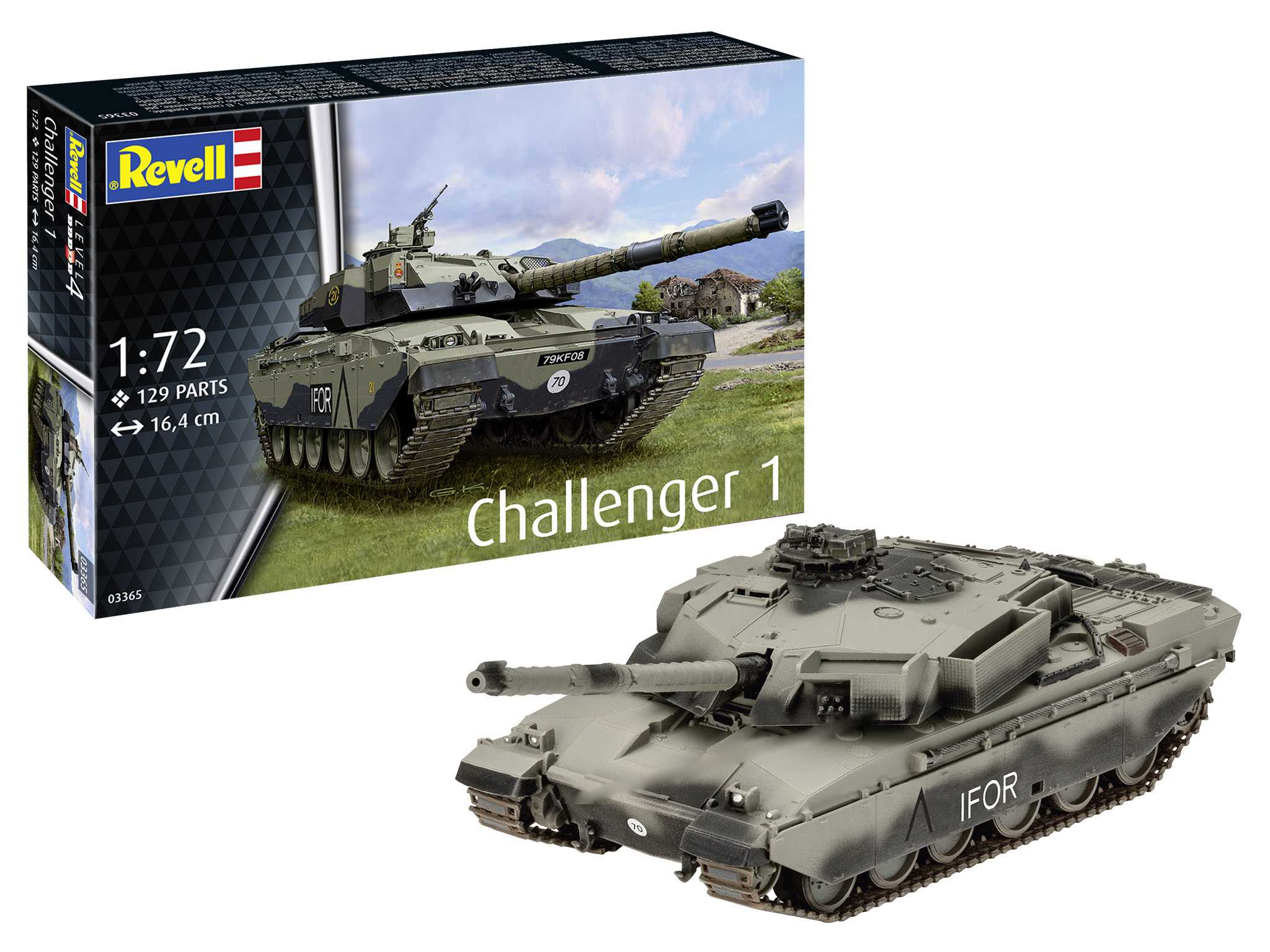 Plastic ModelKit tank 03365 - Challenger 1 (1:72)