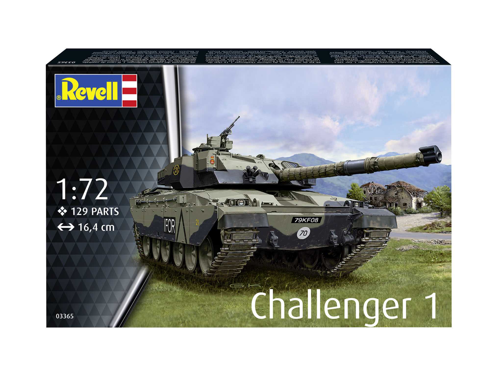 Plastic ModelKit tank 03365 - Challenger 1 (1:72)