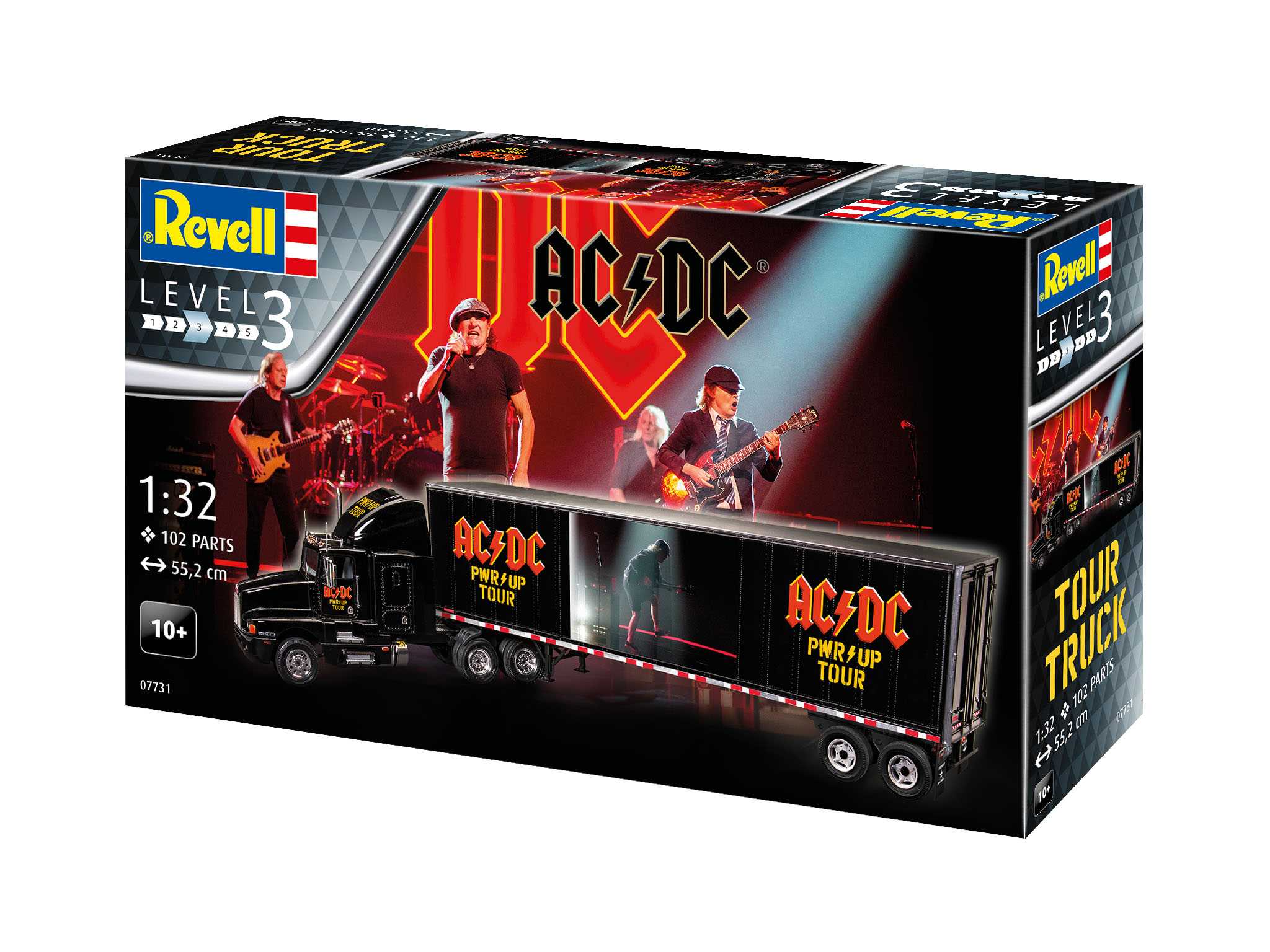 Plastic ModelKit truck 07731 - AC/DC Tour Truck "Power Up" (1:32)