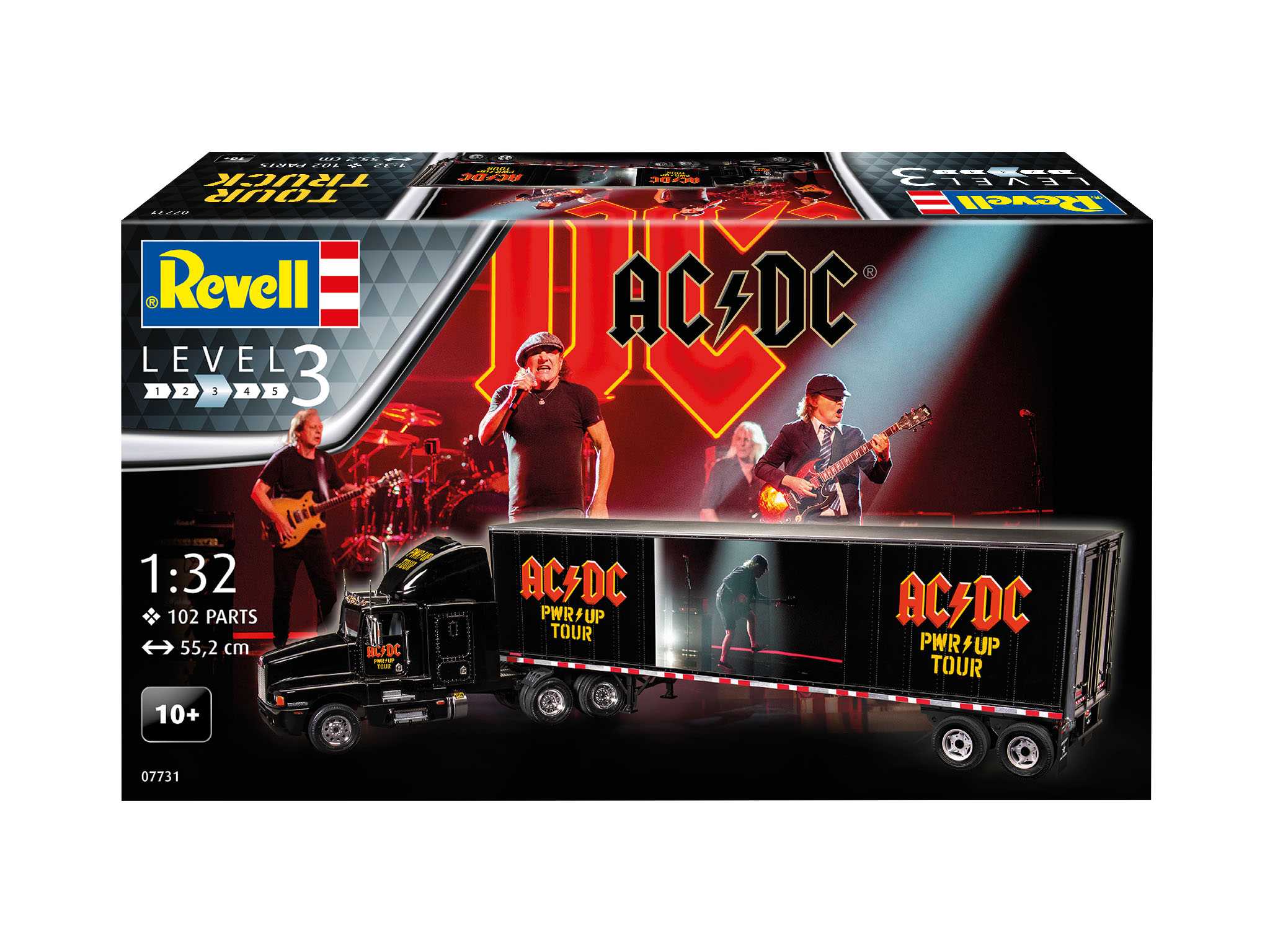 Plastic ModelKit truck 07731 - AC/DC Tour Truck "Power Up" (1:32)