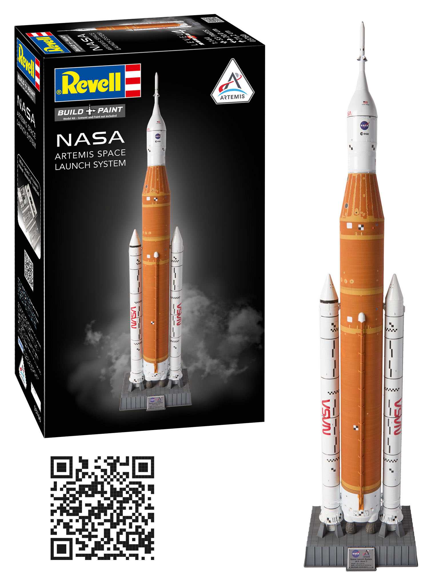 Plastic ModelKit vesmír 03760 - NASA Artemis Space Launch System (SLS) (1:144)