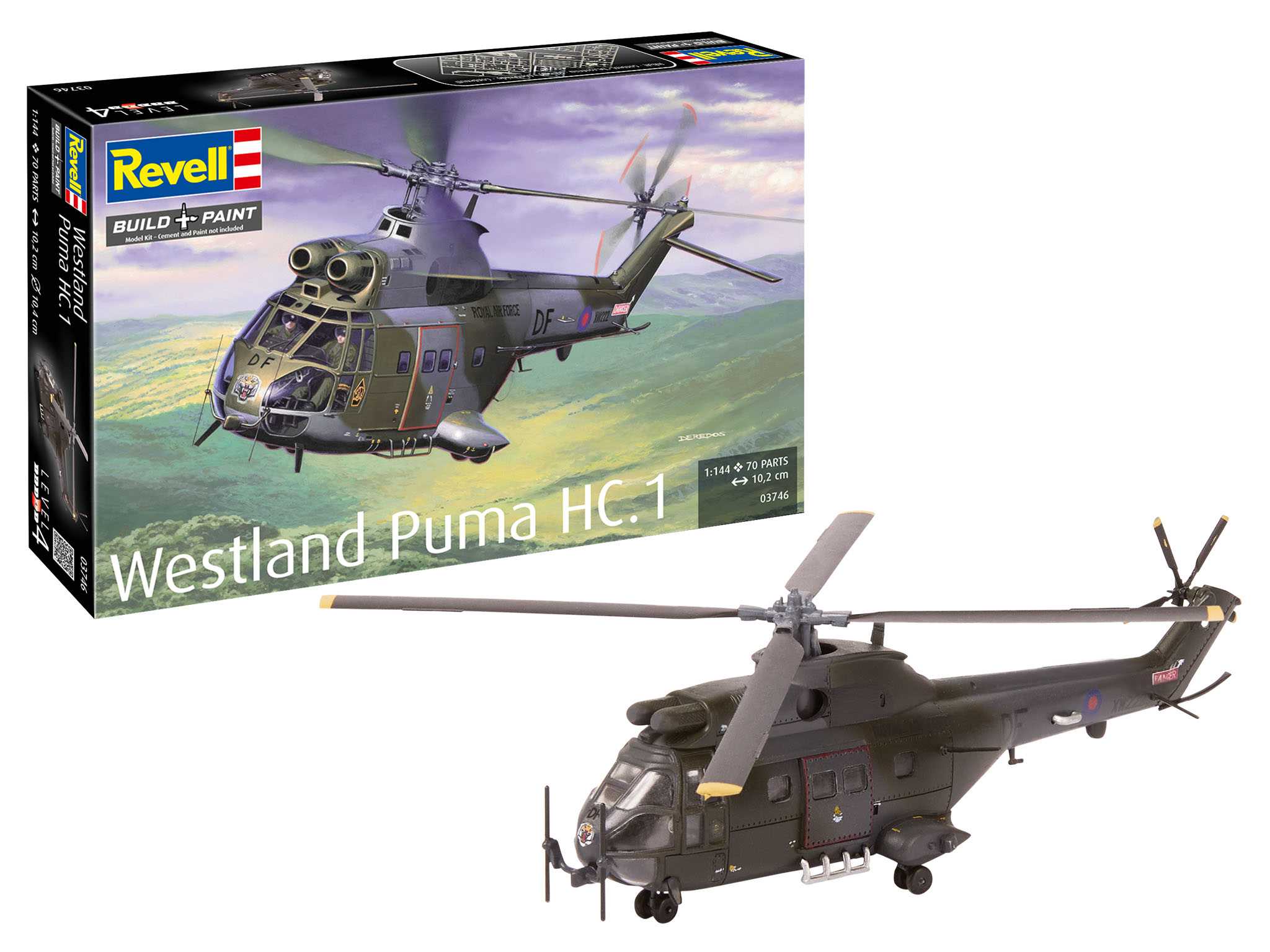 Plastic ModelKit vrtulník 03746 - Westland Puma HC.1 (1:144)