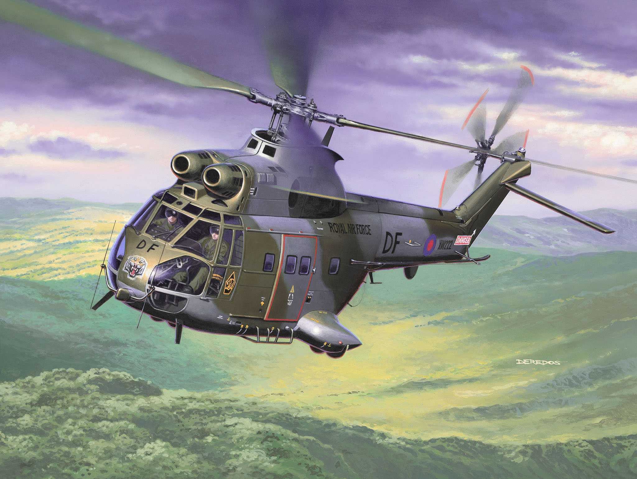 Plastic ModelKit vrtulník 03746 - Westland Puma HC.1 (1:144)