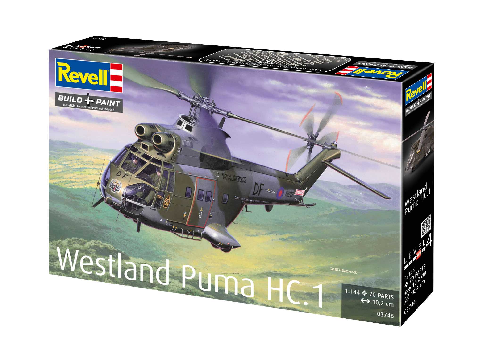 Plastic ModelKit vrtulník 03746 - Westland Puma HC.1 (1:144)