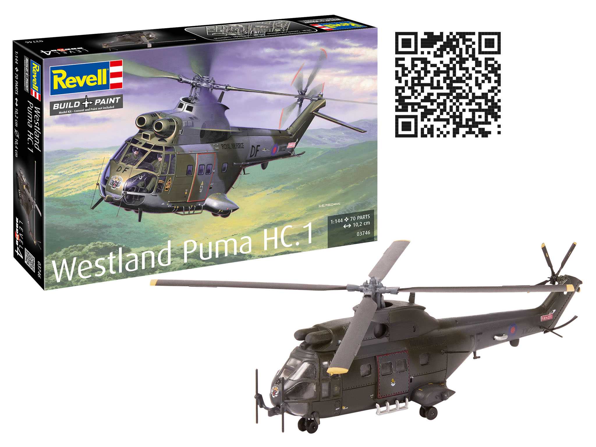 Plastic ModelKit vrtulník 03746 - Westland Puma HC.1 (1:144)