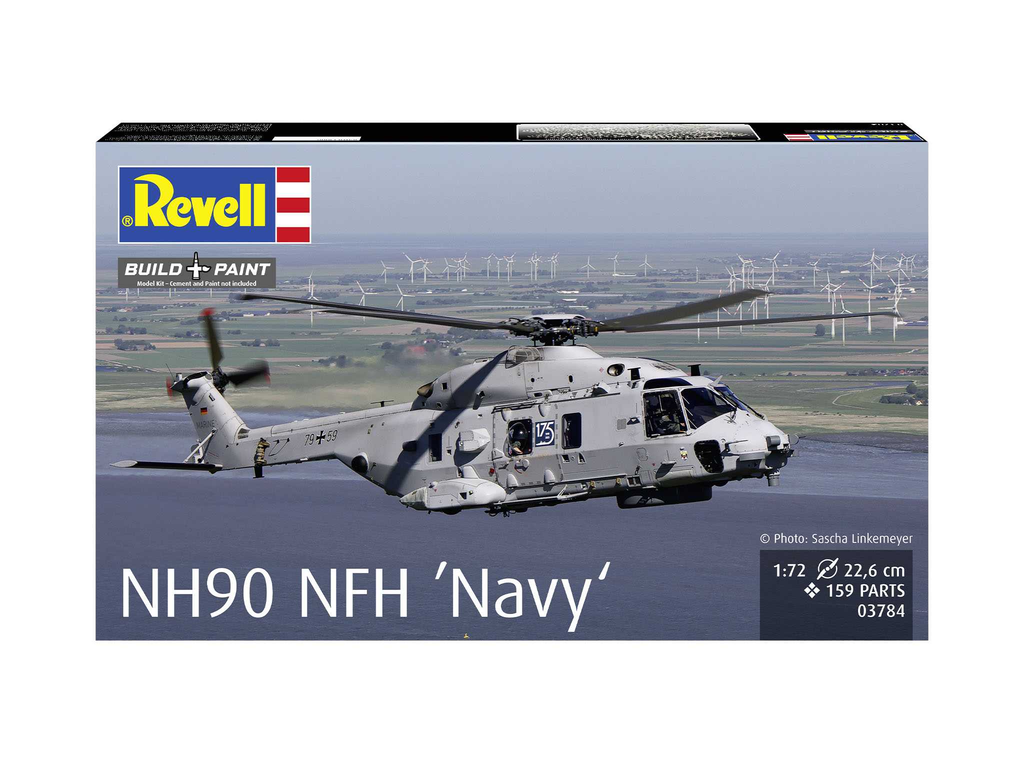 Plastic ModelKit vrtulník 03784 - NH90 NFH "Navy" (1:72)