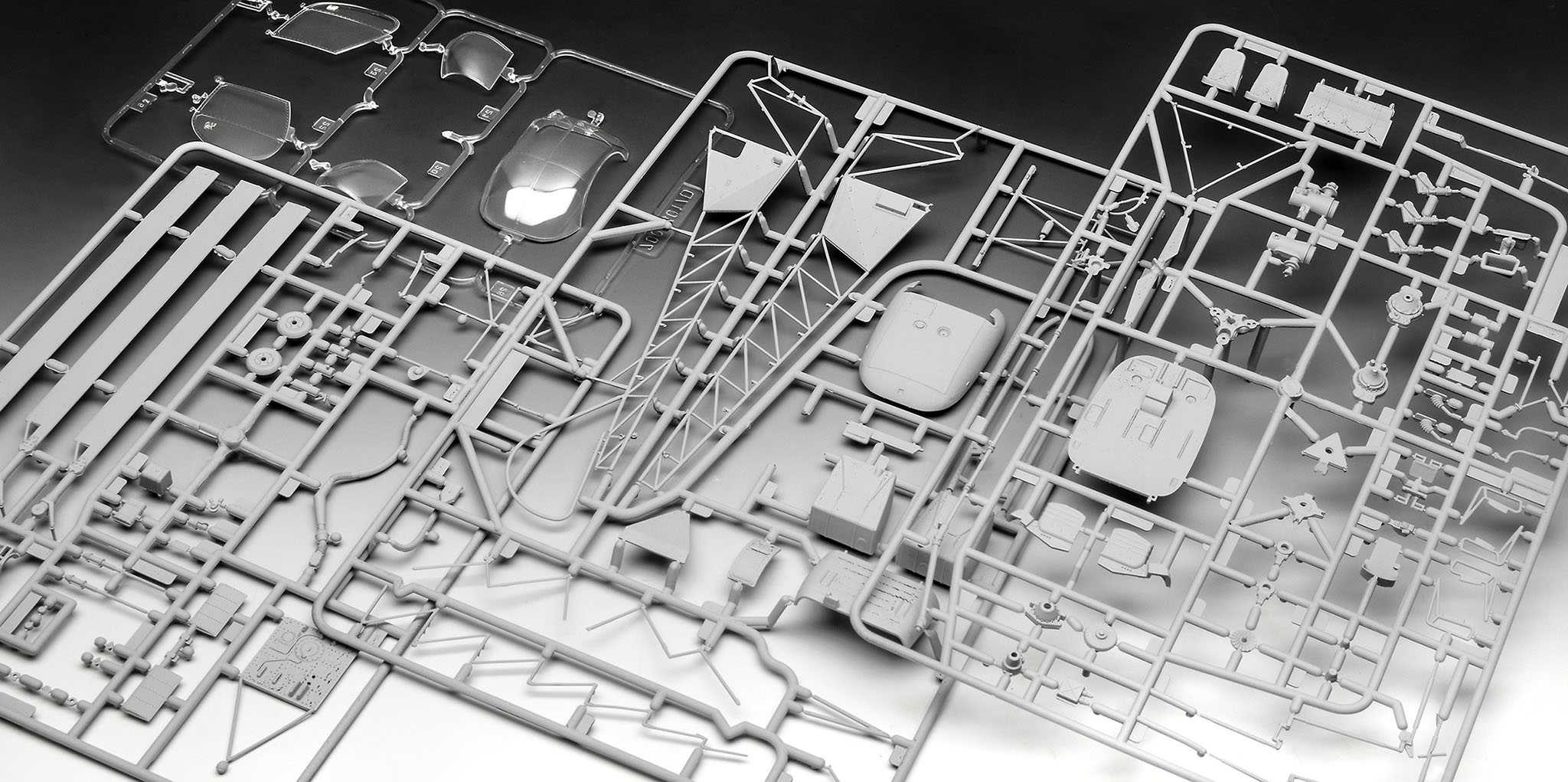 Plastic ModelKit vrtulník 03804 - Alouette II (1:32)