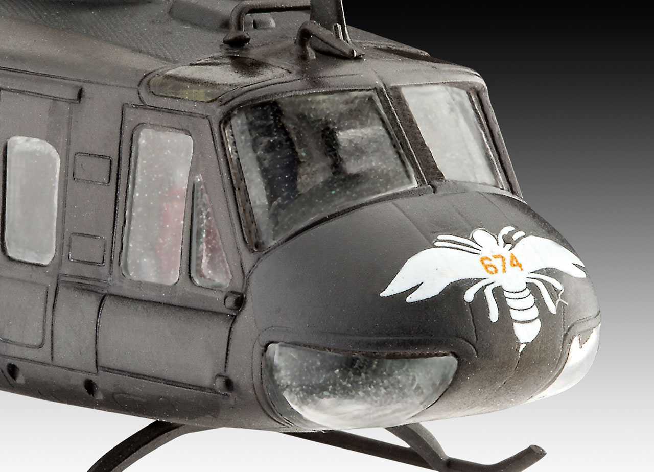 Plastic ModelKit vrtulník 04983 - Bell UH-1H Gunship (1:100)