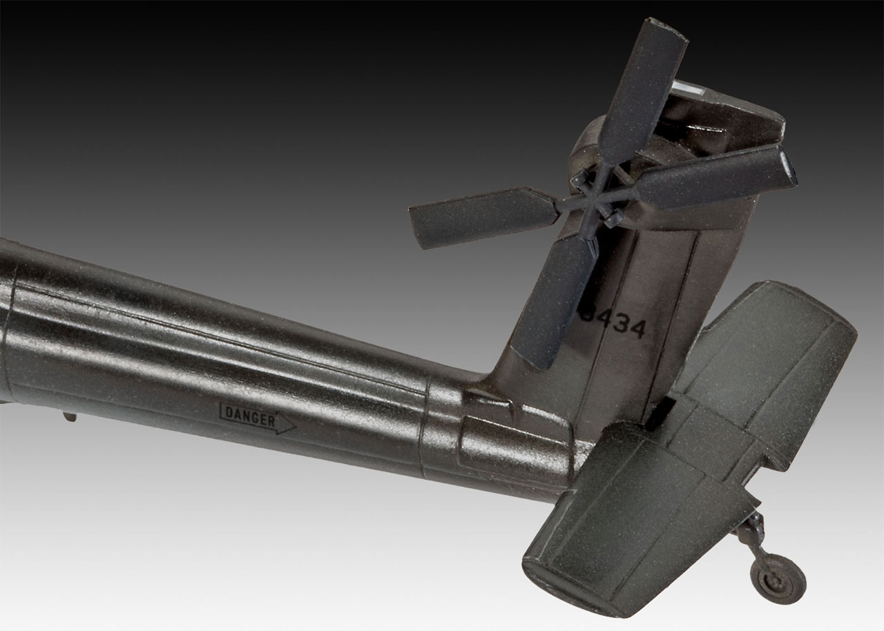 Plastic ModelKit vrtulník 04985 - AH-64A Apache (1:100)