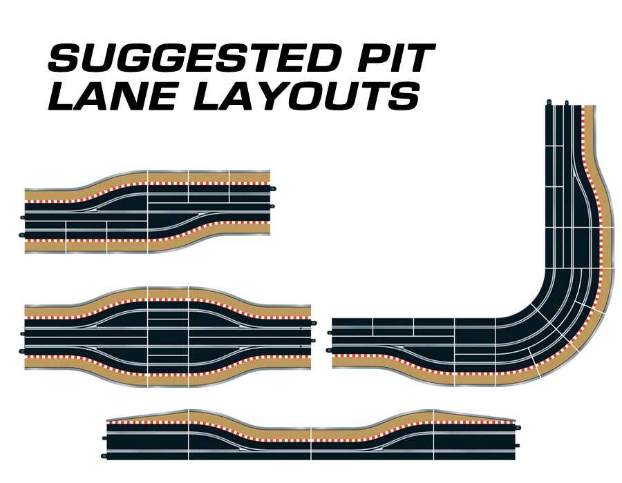 Příslušenství SCALEXTRIC C7015 - Pit Lane (right hand) 