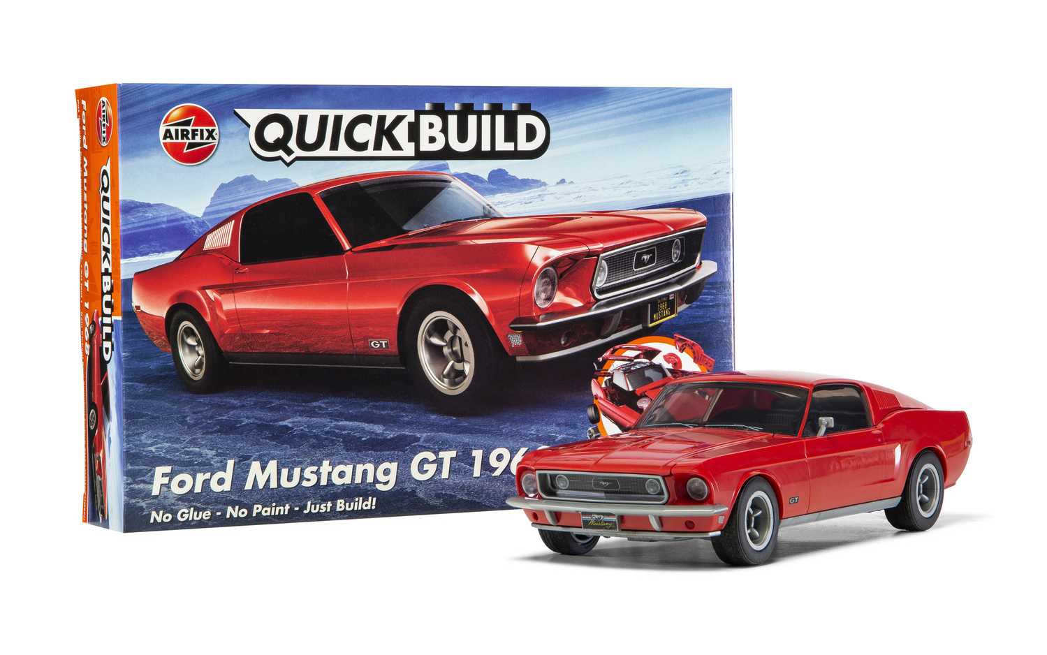 Quick Build auto J6035 - Ford Mustang GT 1968