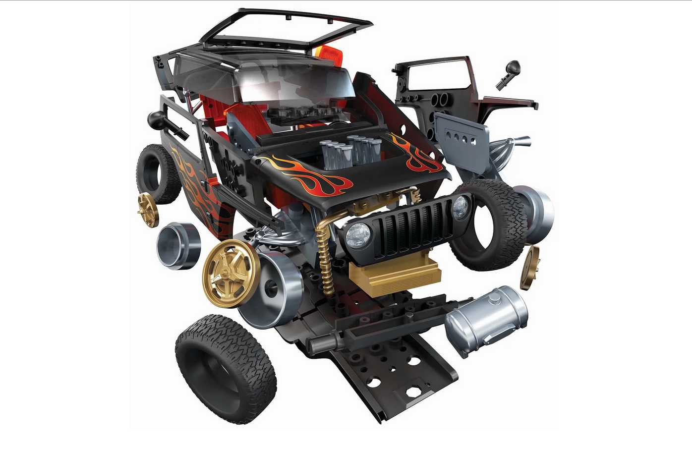 Quick Build auto J6038 - Jeep 'Quicksand' Concept