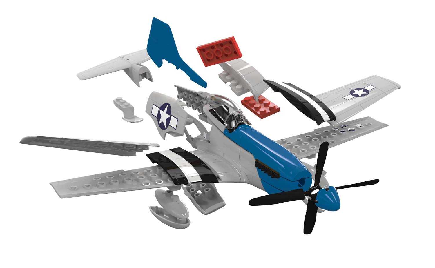 Quick Build letadlo J6046 - D-Day P-51D Mustang