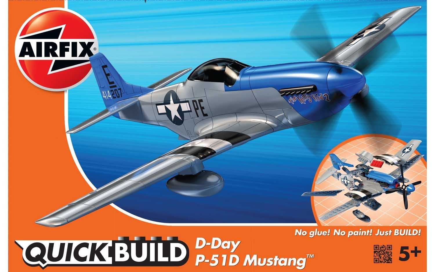 Quick Build letadlo J6046 - D-Day P-51D Mustang