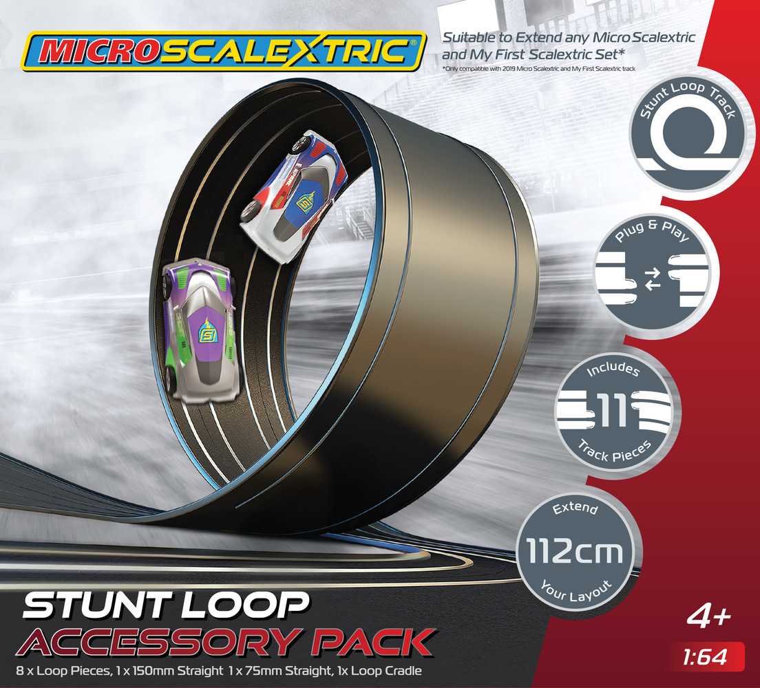 Rozšíření trati MICRO SCALEXTRIC G8046 - Track Stunt Extension Pack - Stunt Loop
