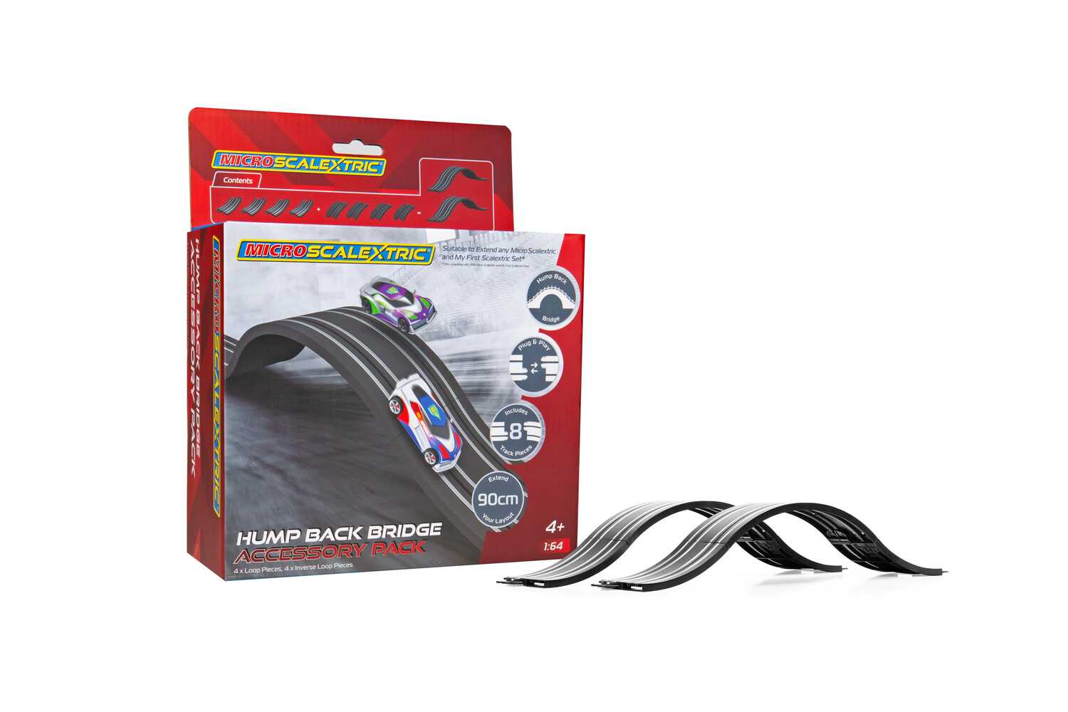 Rozšíření trati MICRO SCALEXTRIC G8049 - Hump Backed Bridge (1:64)