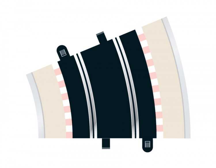 Rozšíření trati SCALEXTRIC C8204 - Radius 3 Curve 22.5° (2) 