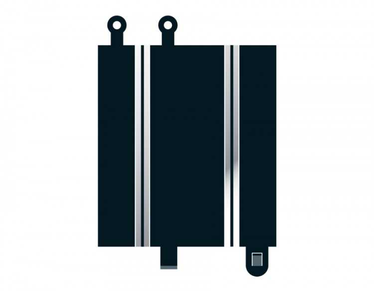 Rozšíření trati SCALEXTRIC C8222 - Converter Straight 175mm (2) 