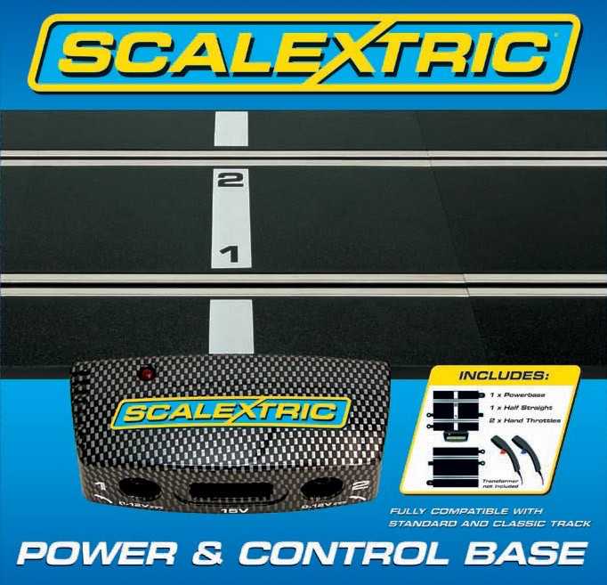 Rozšíření trati SCALEXTRIC C8530 - Straight Power and Control (Replacement for C8217) 