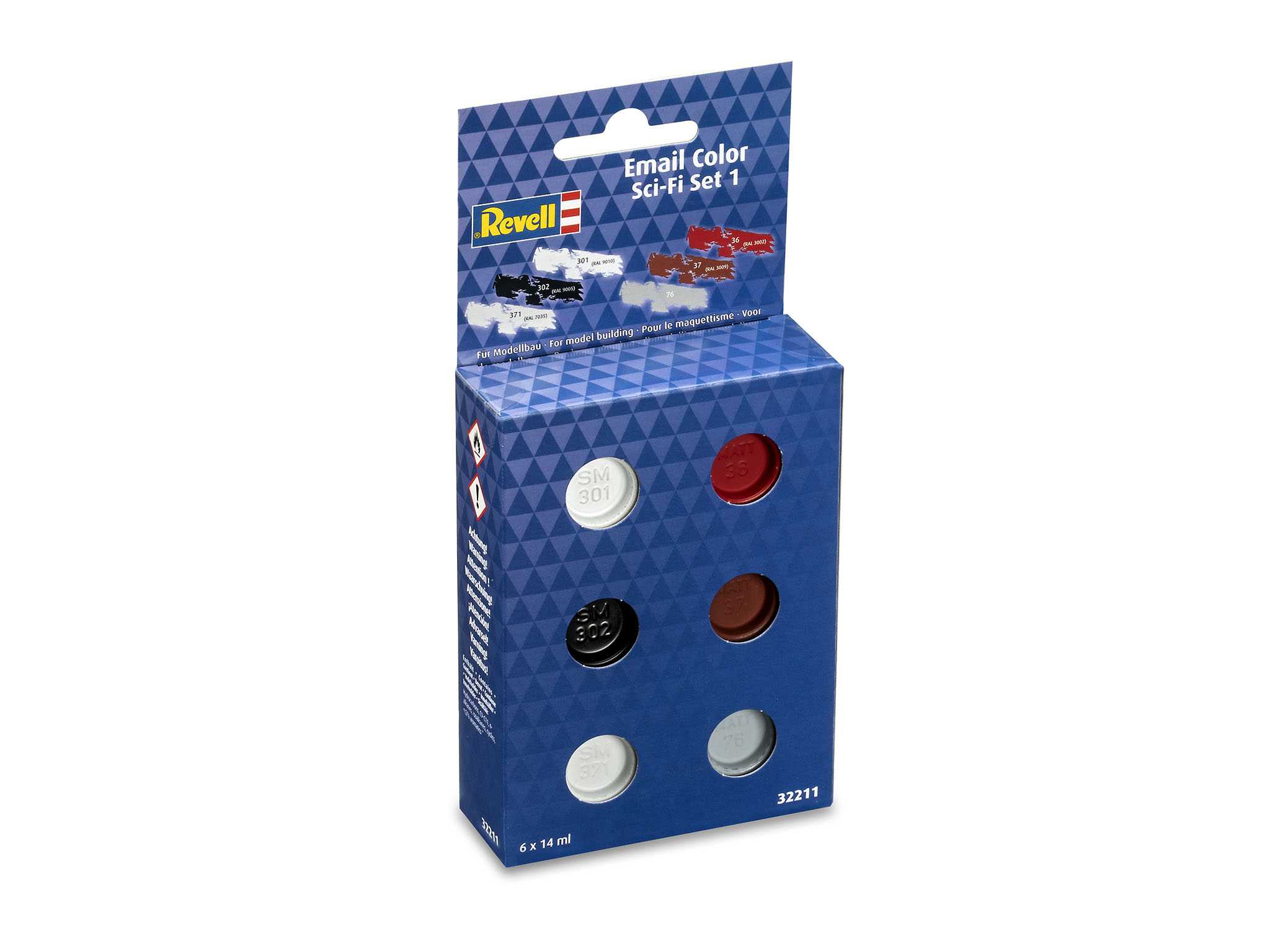 Sada barev Email Color 32211 - Sci-Fi Set 1 (6 x 14ml)