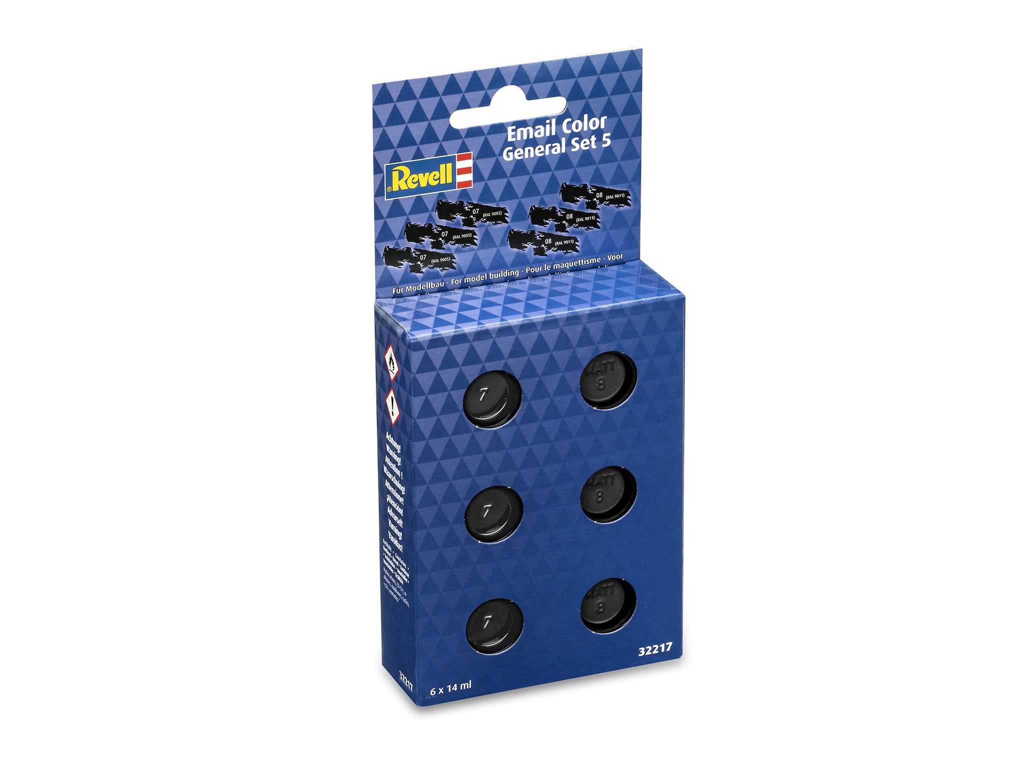 Sada barev Email Color 32217 - General Set 5 - Gloss/Matt (6 x 14ml)
