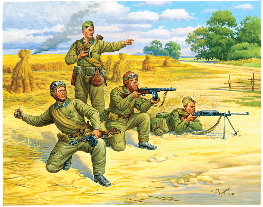 Snap Kit figurky 6138 - Soviet Paratroops (1:72)