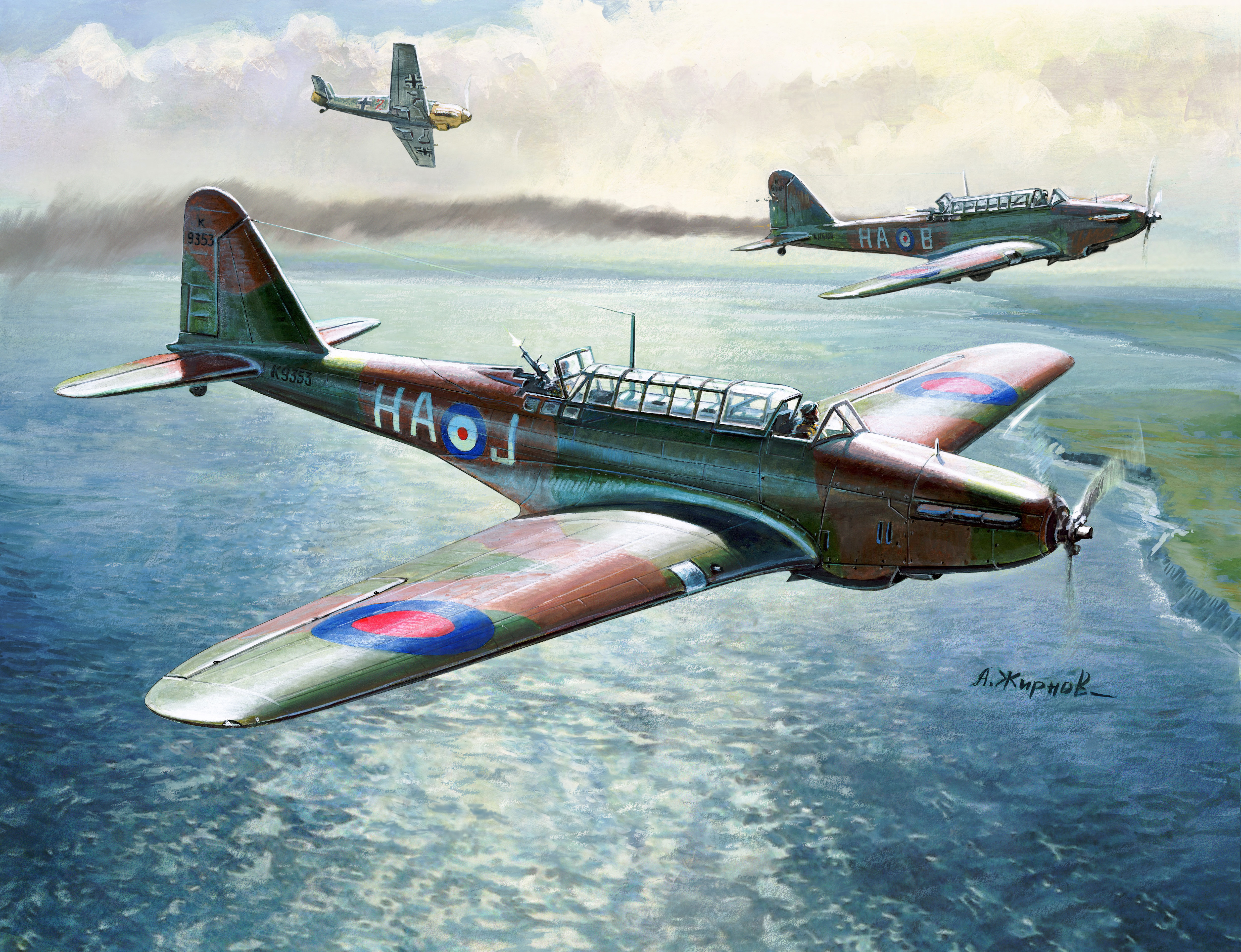Snap Kit letadlo 6218 - British Light Bomber Fairey Battle (1:144)