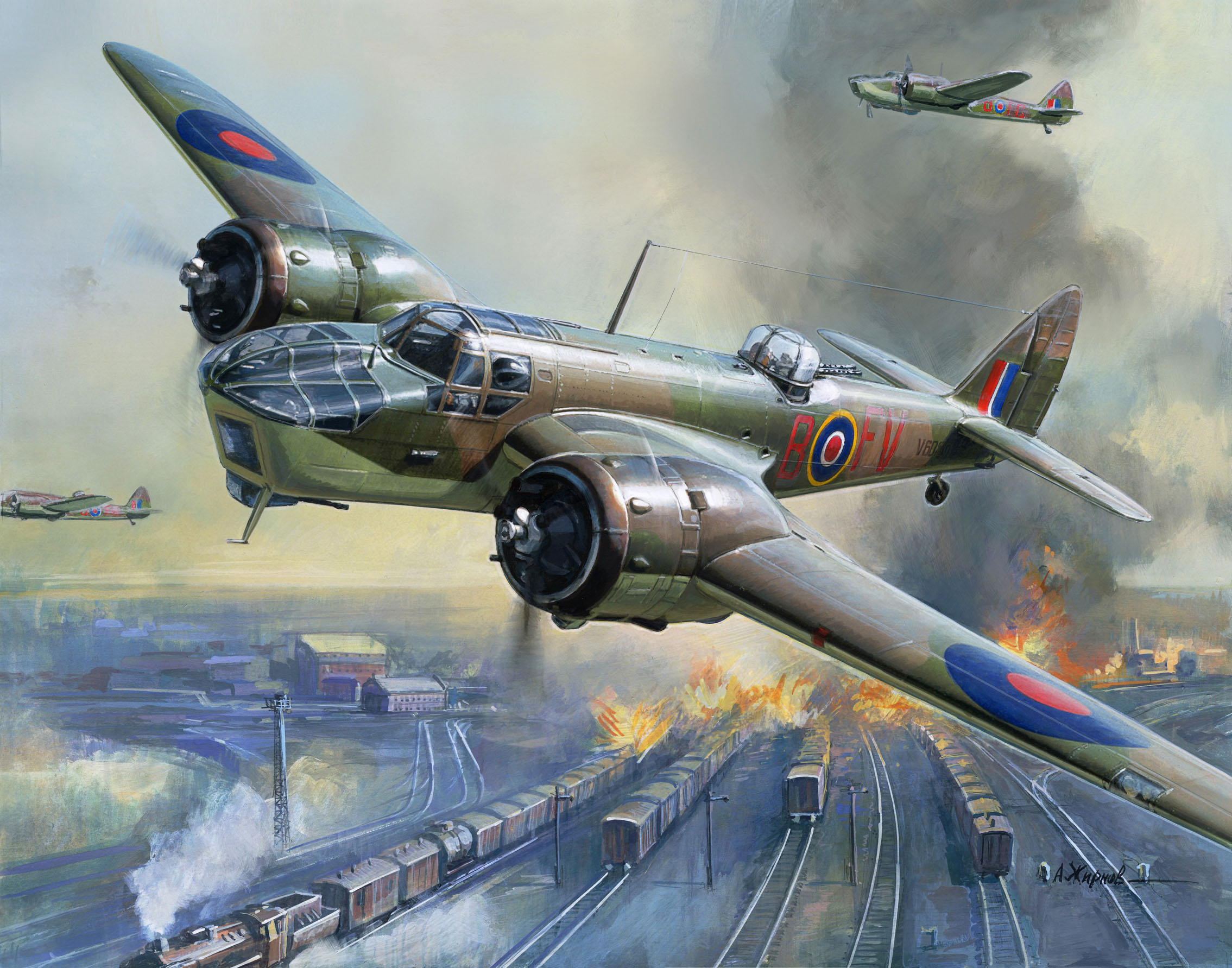 Snap Kit letadlo 6230 - British Bomber Bristol Blenheim IV (1:200)