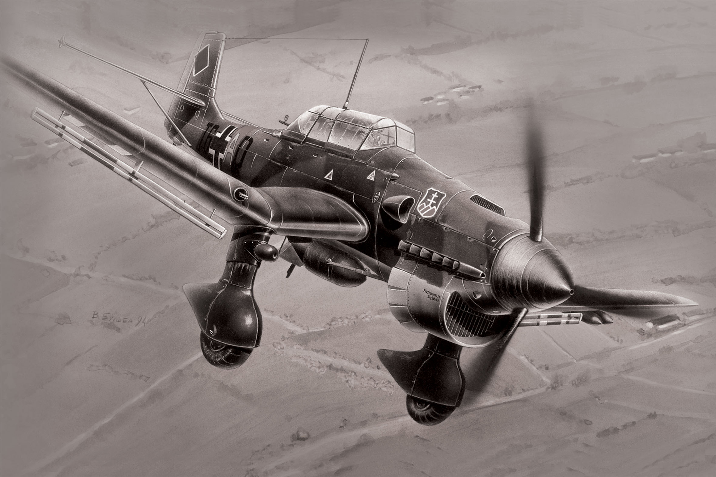 Snap Kit letadlo 7306 - Ju-87B2 Stuka (1:72)