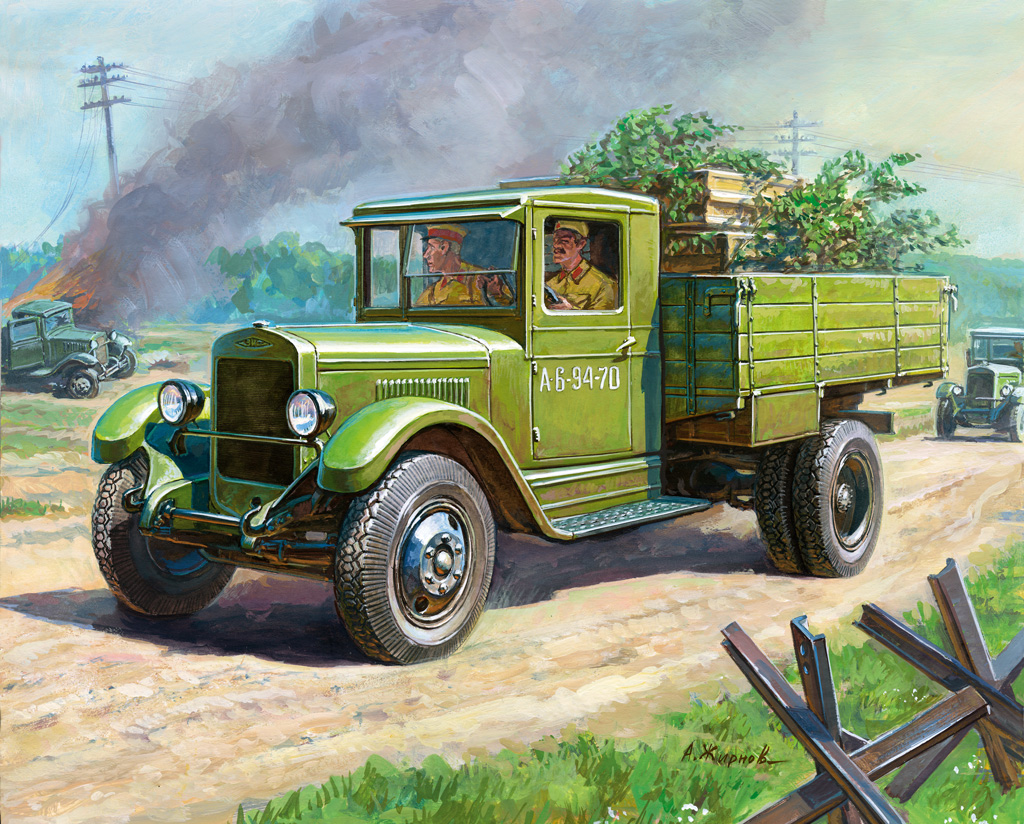 Snap Kit military 6124 - Soviet Truck ZIS-5 (1:100)
