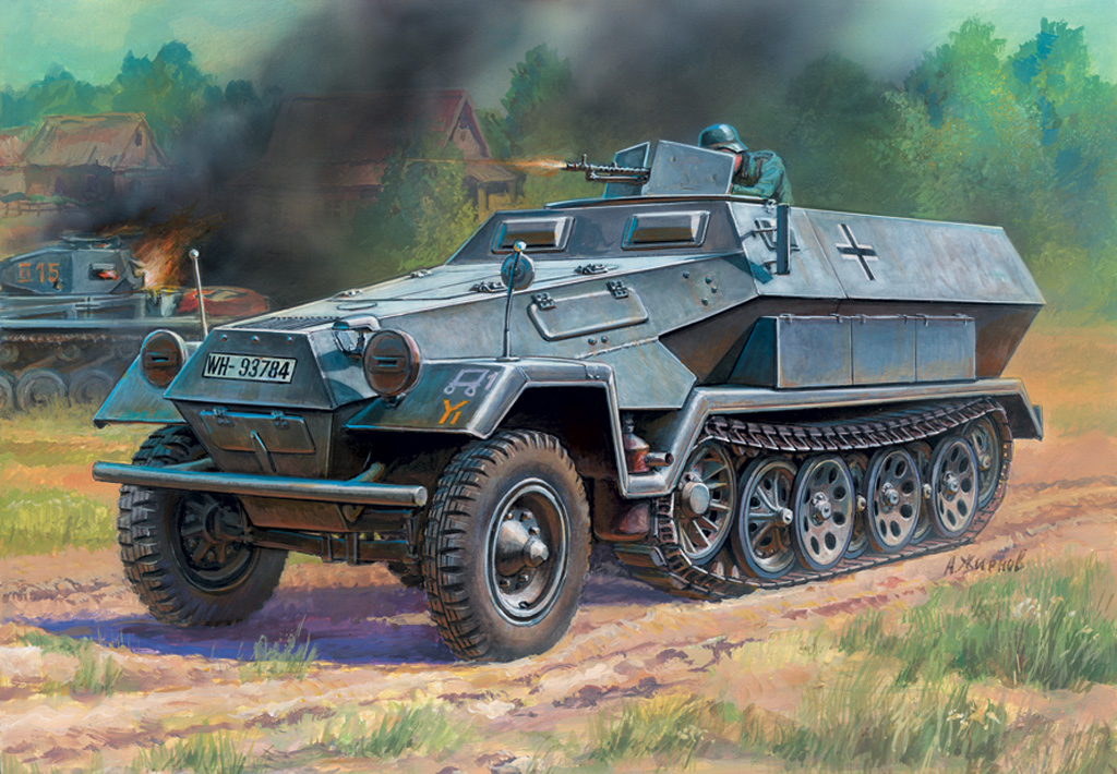 Snap Kit military 6127 - Sd.Kfz.251/1 Ausf.B (1:100)