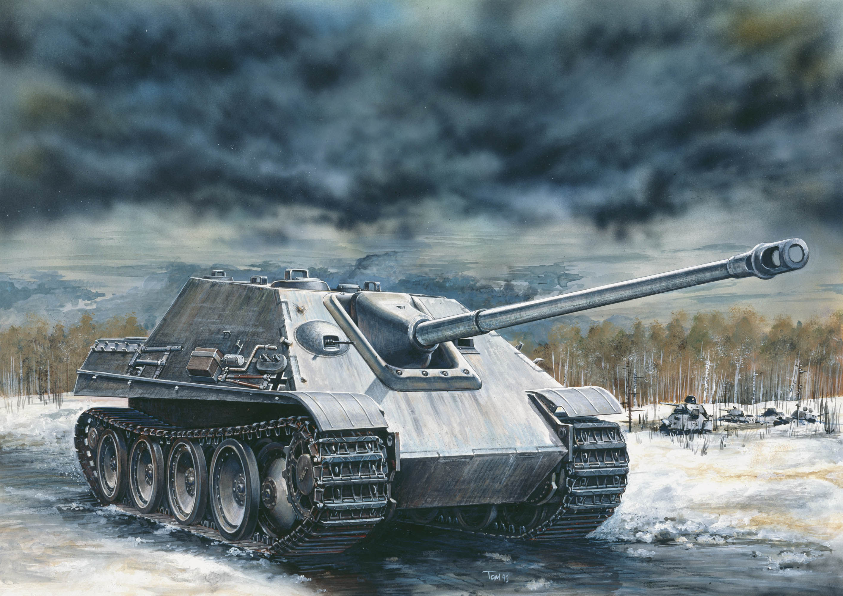 Snap Kit military 6183 - Sd.Kfz.173 Jagdpanther German Heavy Tank Destroyer (1:100)
