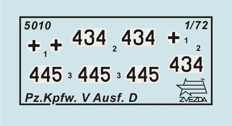 Snap Kit tank 5010 - Panzerkampfw.V Panther Ausf.D (1:72)