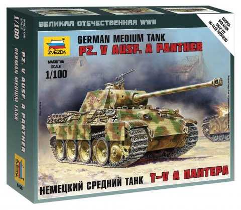 Snap Kit tank 6196 - Pz.V Ausf. A Panther(1:100)