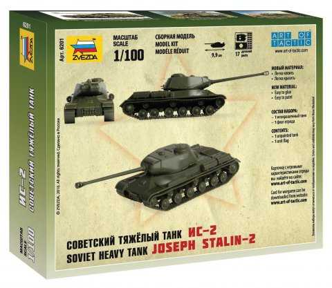 Snap Kit tank 6201 - IS-2 Stalin (1:100)