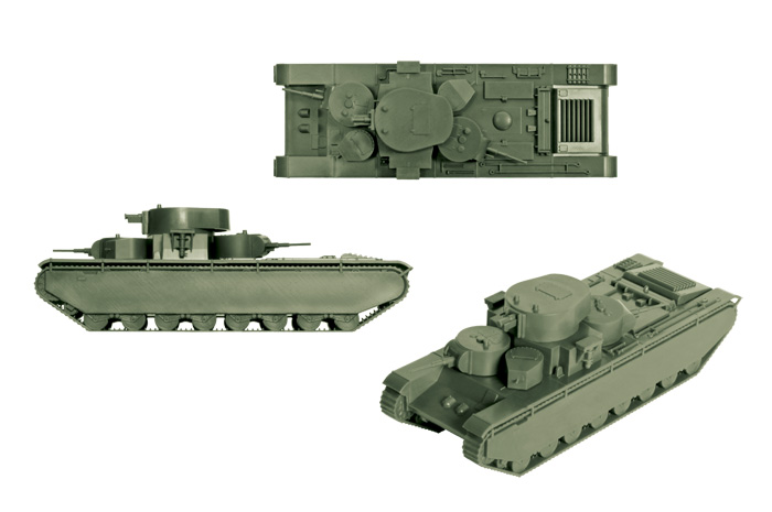 Snap Kit tank 6203 - Soviet Tank T-35 (1:100)