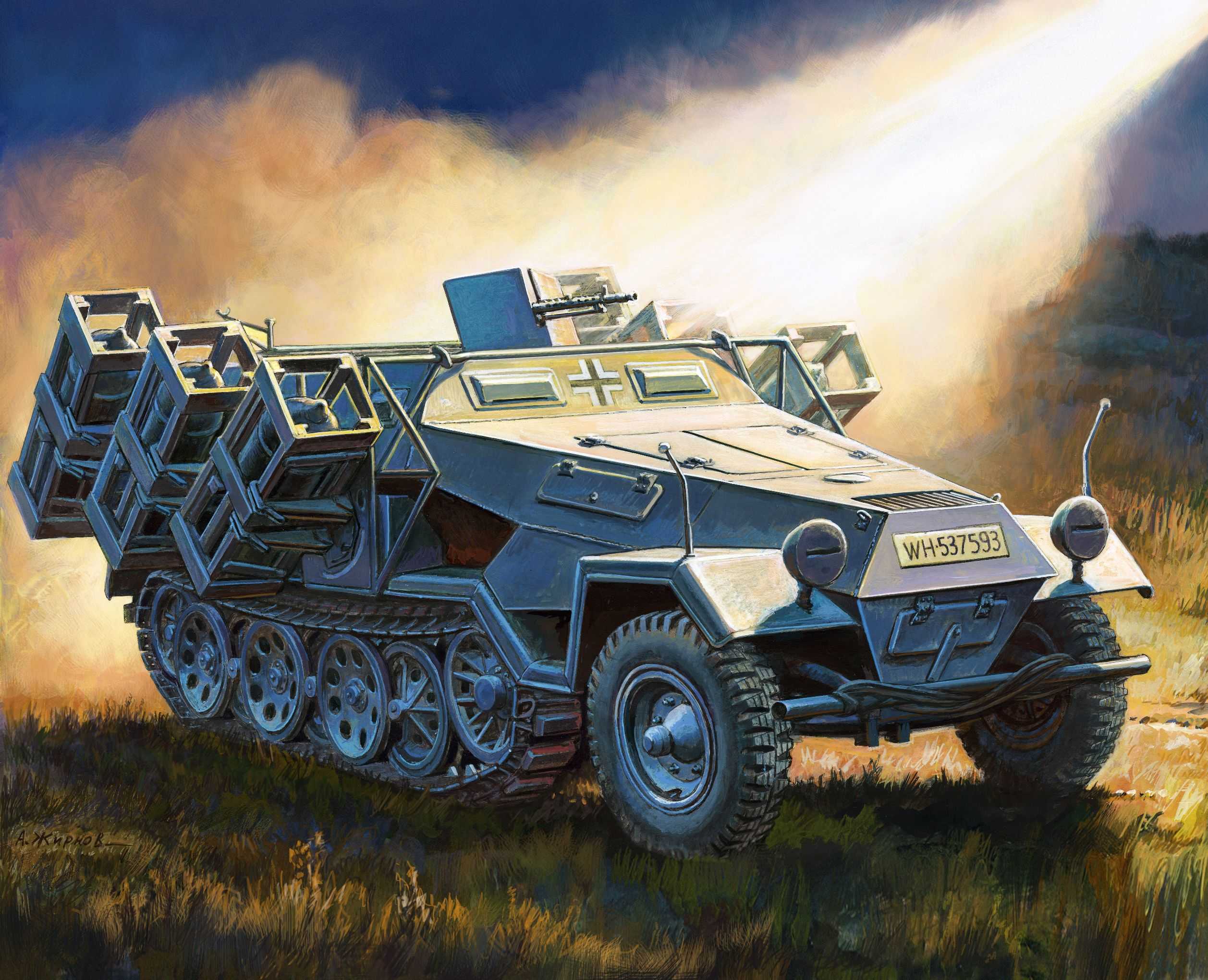 Snap Kit tank 6243 - Sd.Kfz.251/1 Ausf.B "Stuka" (1:100)