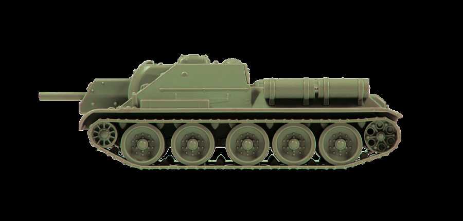Snap Kit tank 6281 - Soviet Self Propelled Gun SU-122 (1:100)