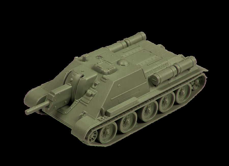 Snap Kit tank 6281 - Soviet Self Propelled Gun SU-122 (1:100)