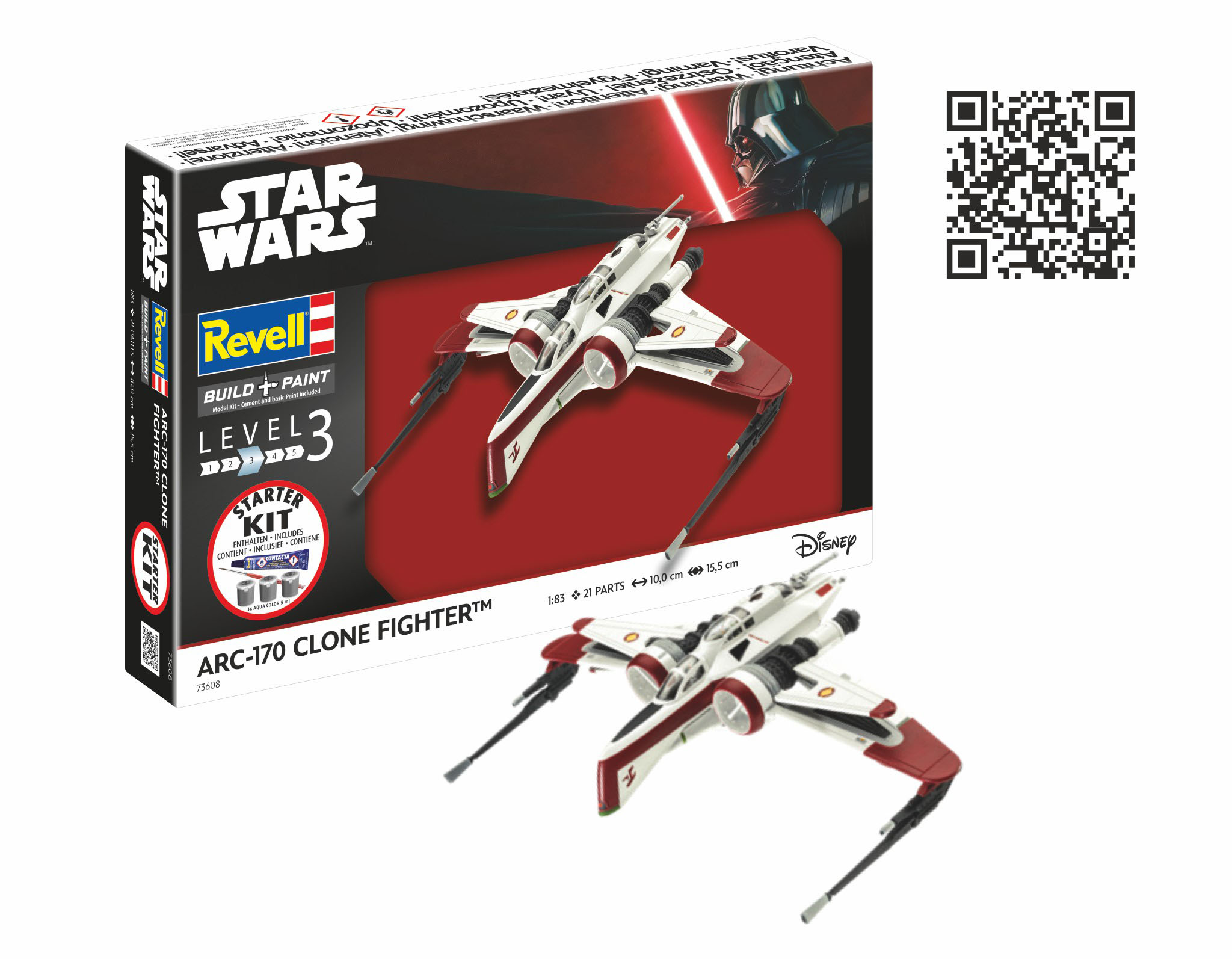 Starter Kit SW 73608 - ARC-170 Fighter (1:83)