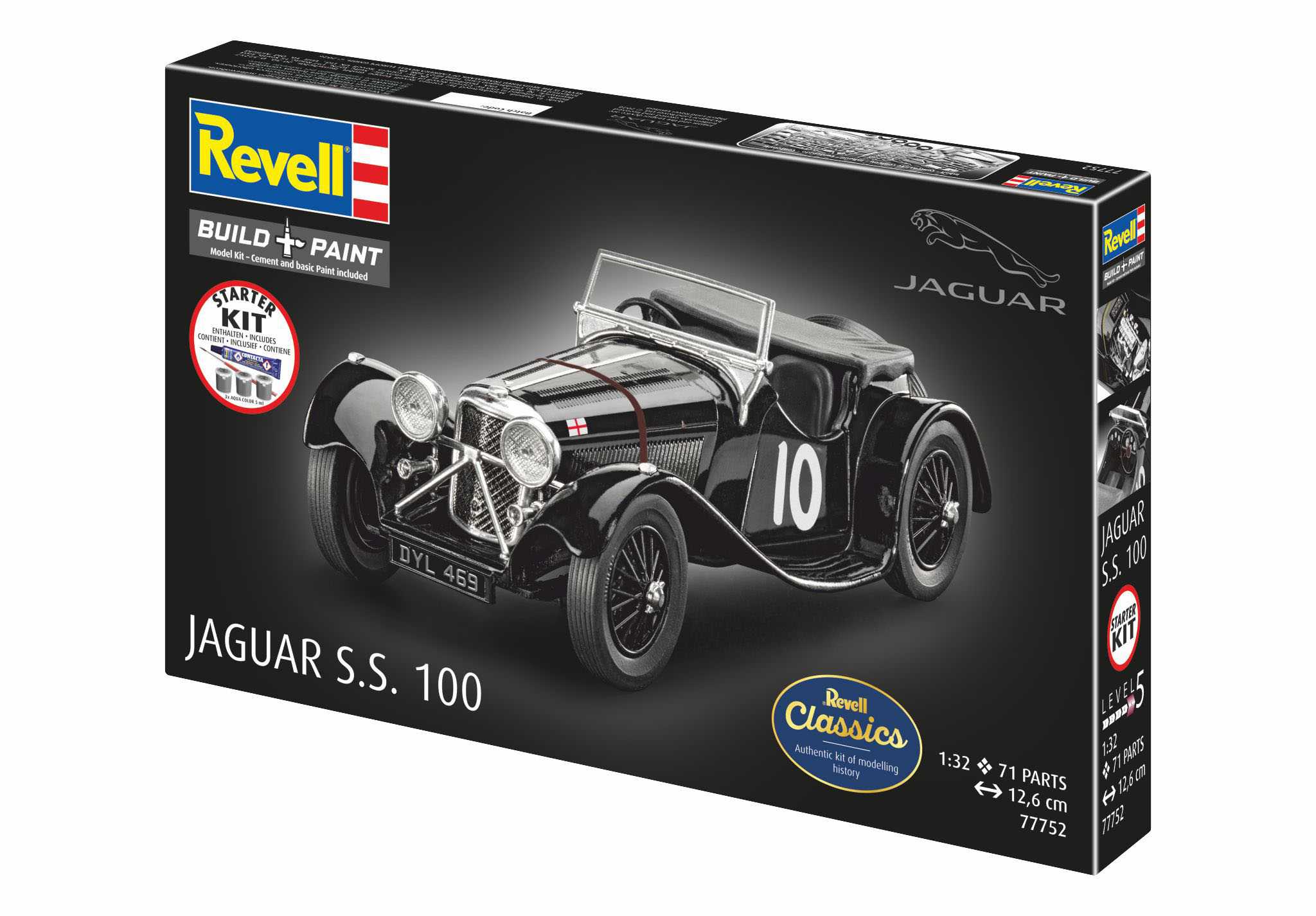Starter Kit auto 77752 - Jaguar SS 100 (1:32)