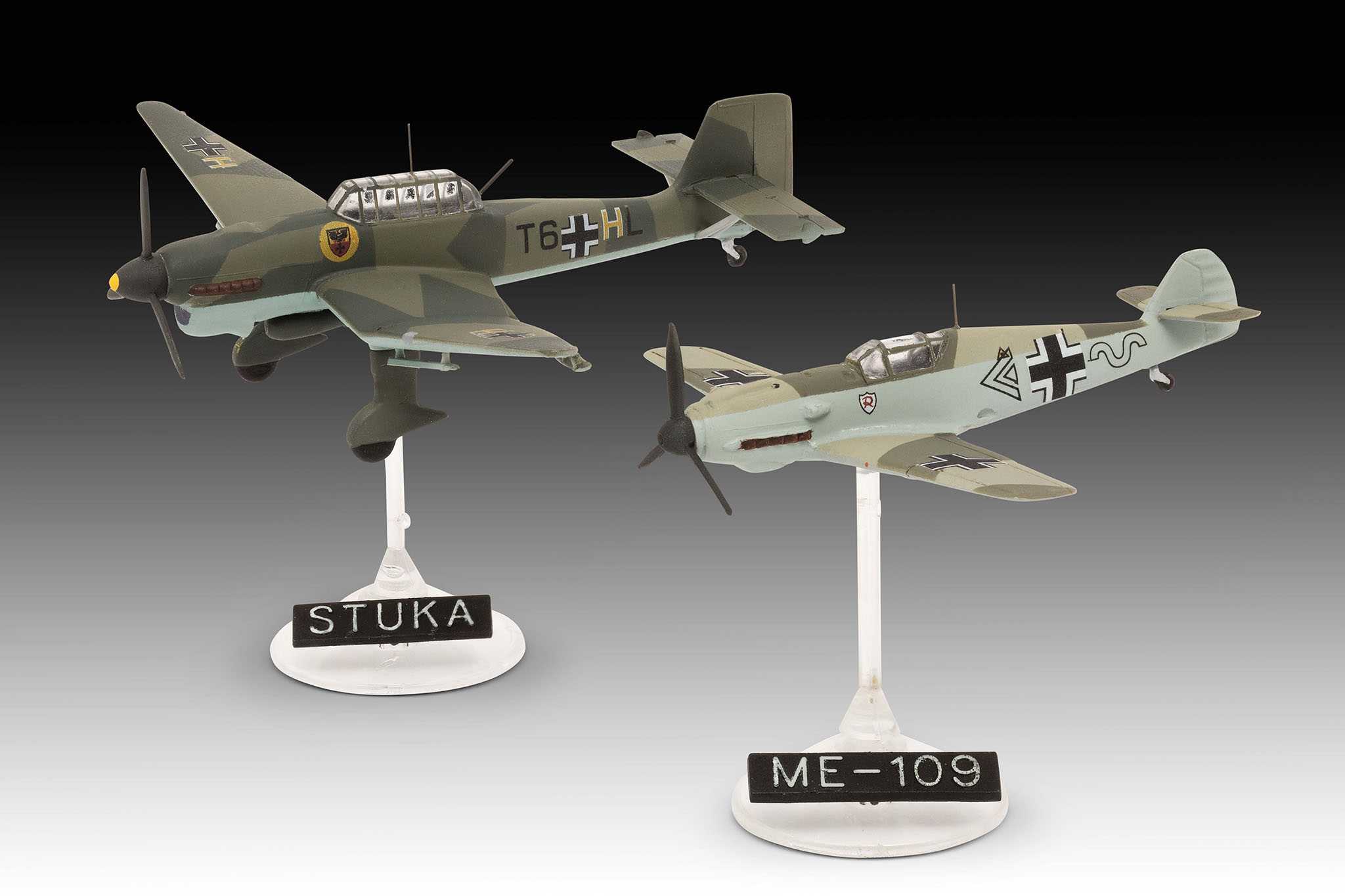 Starter Kit letadlo 73770 - Messerschmitt Bf109E & Ju87B Stuka (1:144)