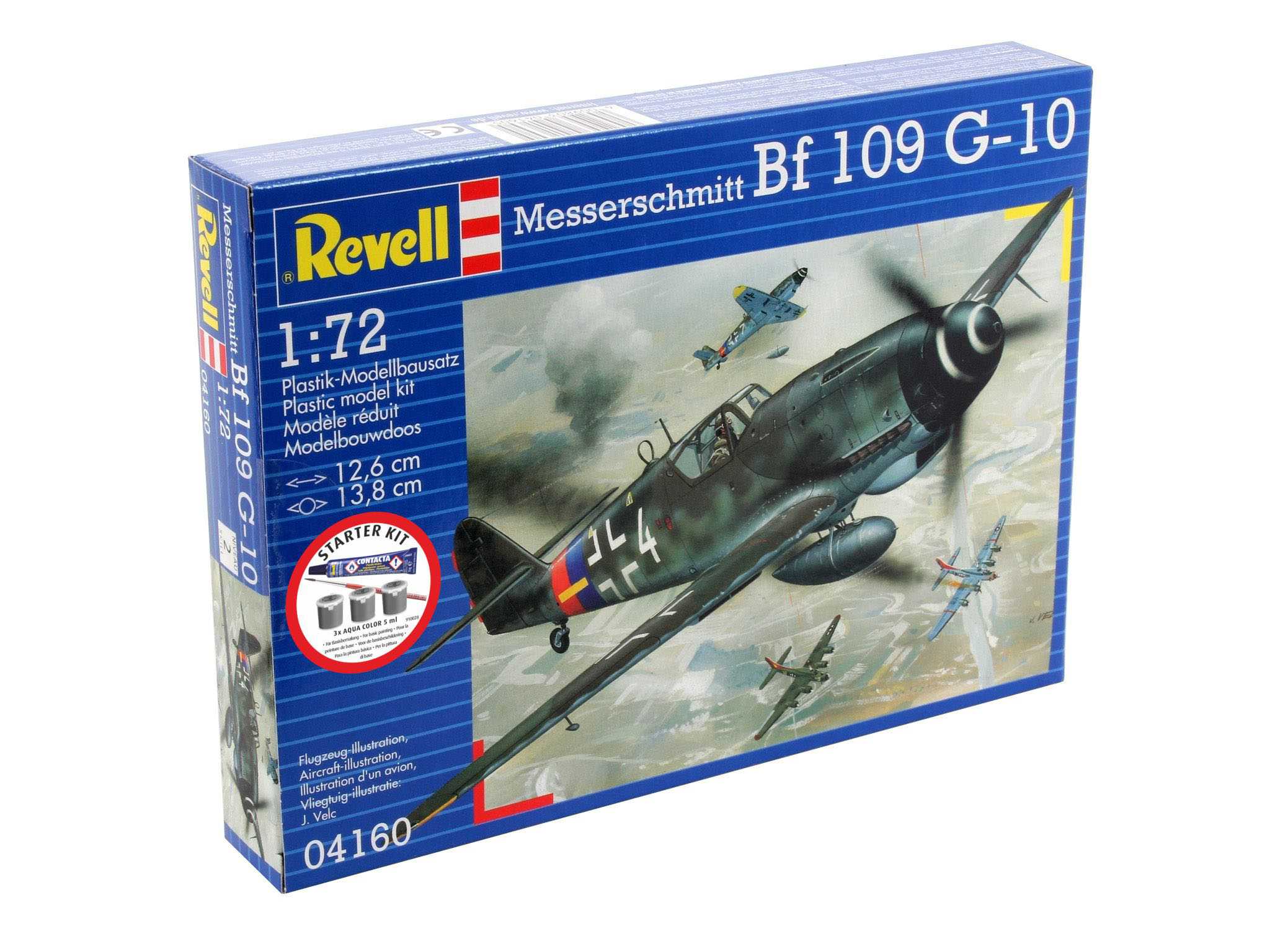 Starter Kit letadlo 74160 - Messerschmitt Bf-109 (1:72)