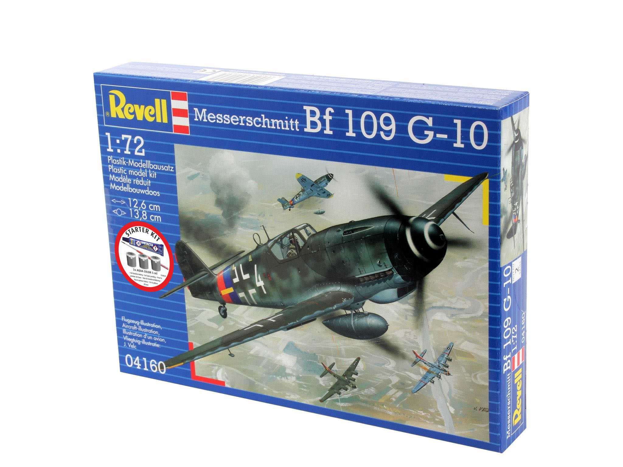 Starter Kit letadlo 74160 - Messerschmitt Bf-109 (1:72)