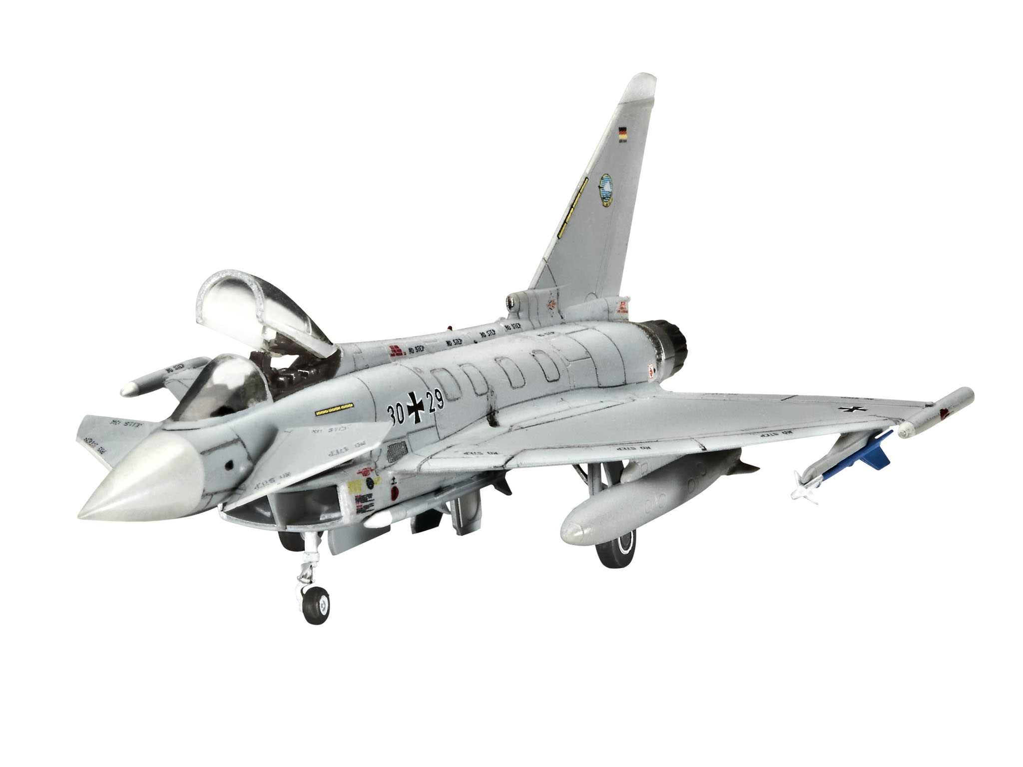 Starter Kit letadlo 74282 - Eurofighter Typhoon (single seater) (1:144)